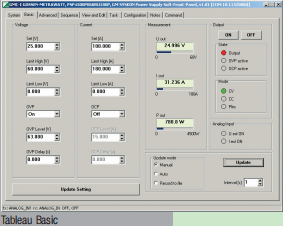 直流開(kāi)關(guān)電源菜單頁(yè)面